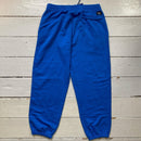 Nike Vintage Athletic Department Blue and White Joggers (Large)