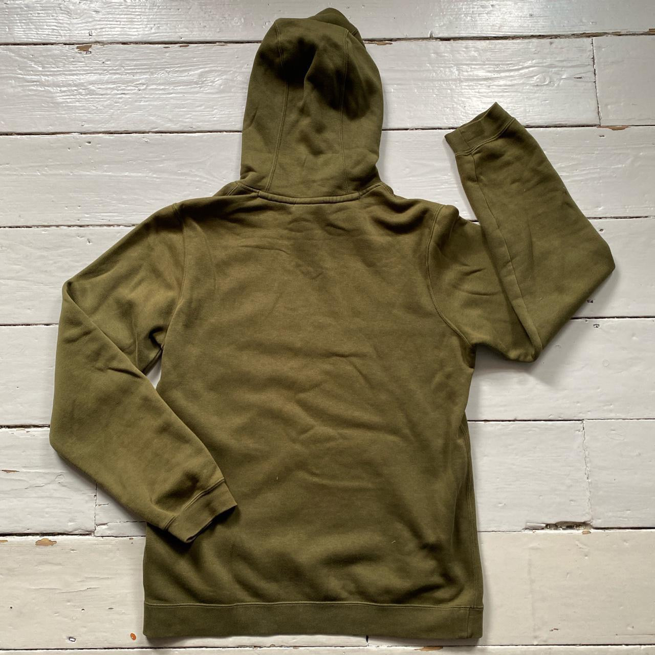 Nike Club Olive Hoodie (Medium)