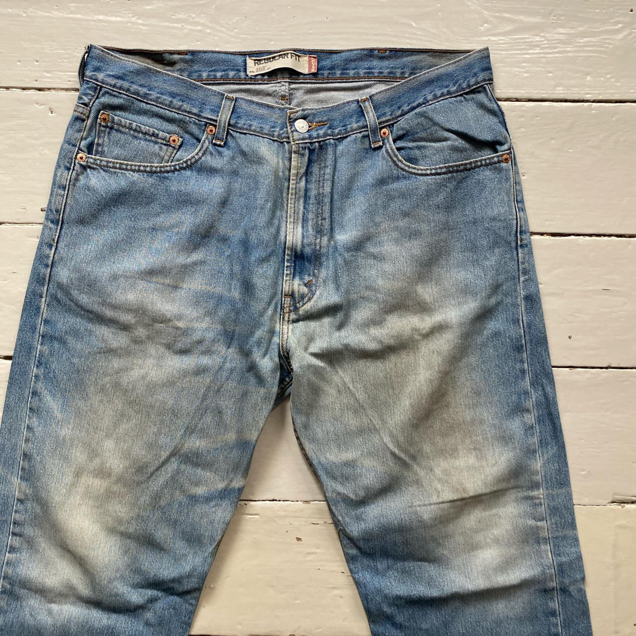 Levis 505 Light Wash Jeans (38/29)