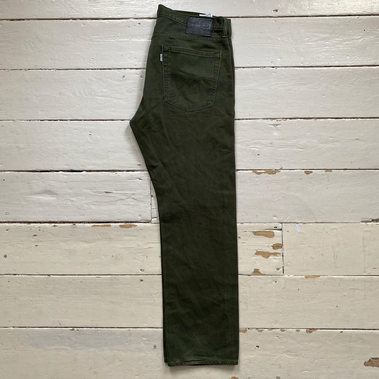 Levis 513 Corduroy Green Jeans (36/30)
