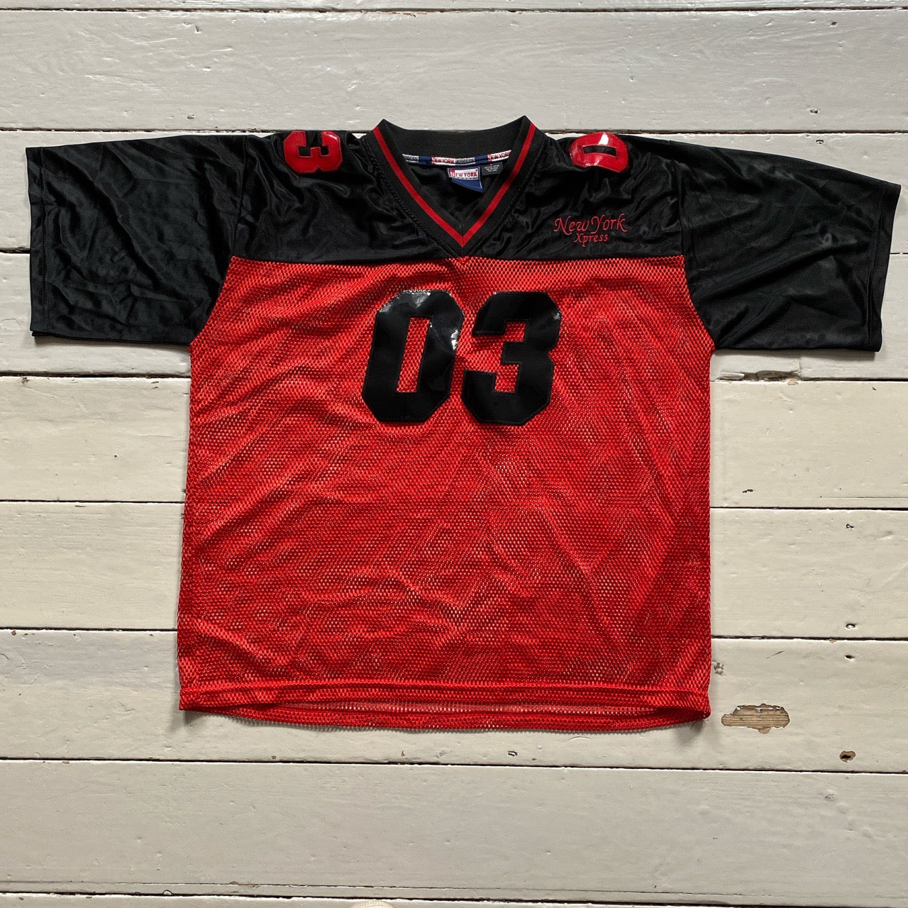 New York Express Indoor Football Vintage Jersey (Large)