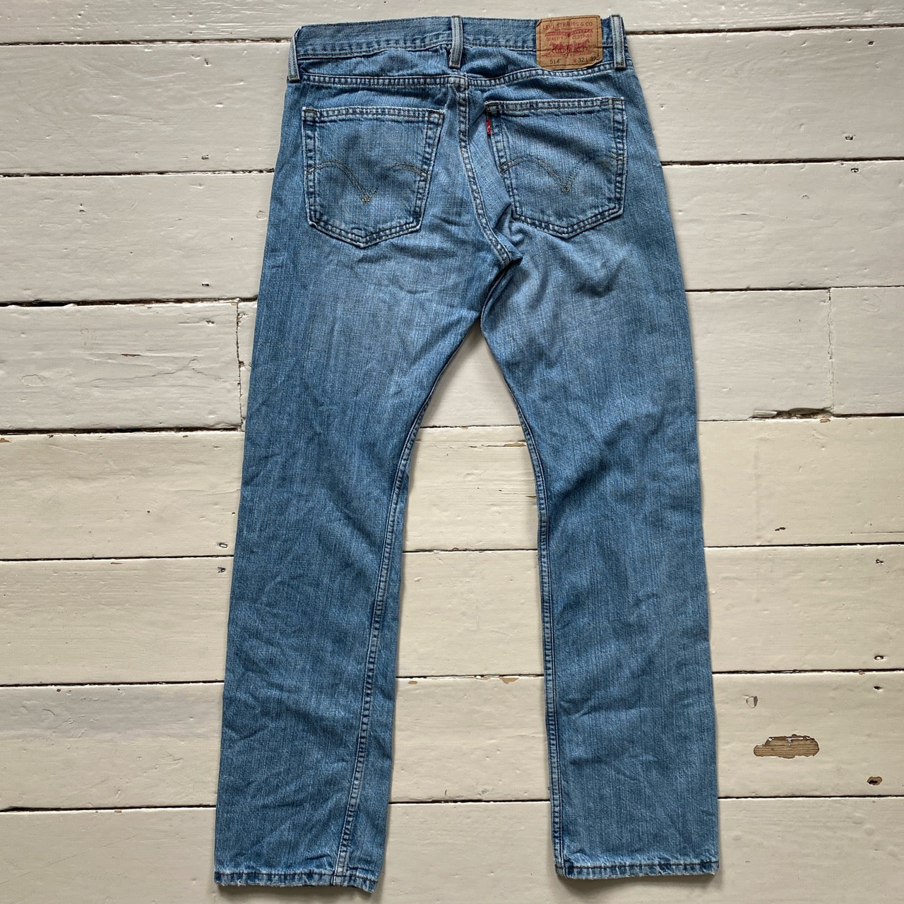 Levis 514 Light Wash Jeans (32/32)