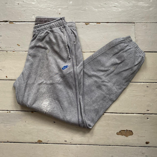 Nike Swoosh Grey Joggers (Medium)