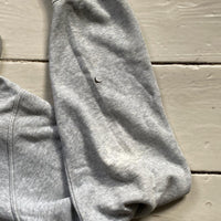 Nike Swoosh Light Grey Hoodie (Small)