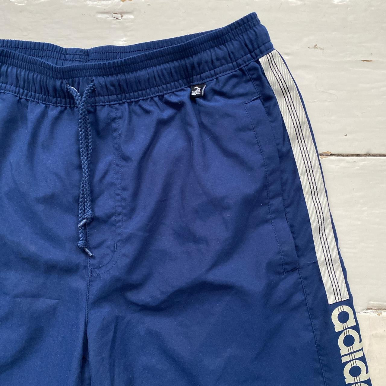 Adidas Navy Shell Shorts  (Small)