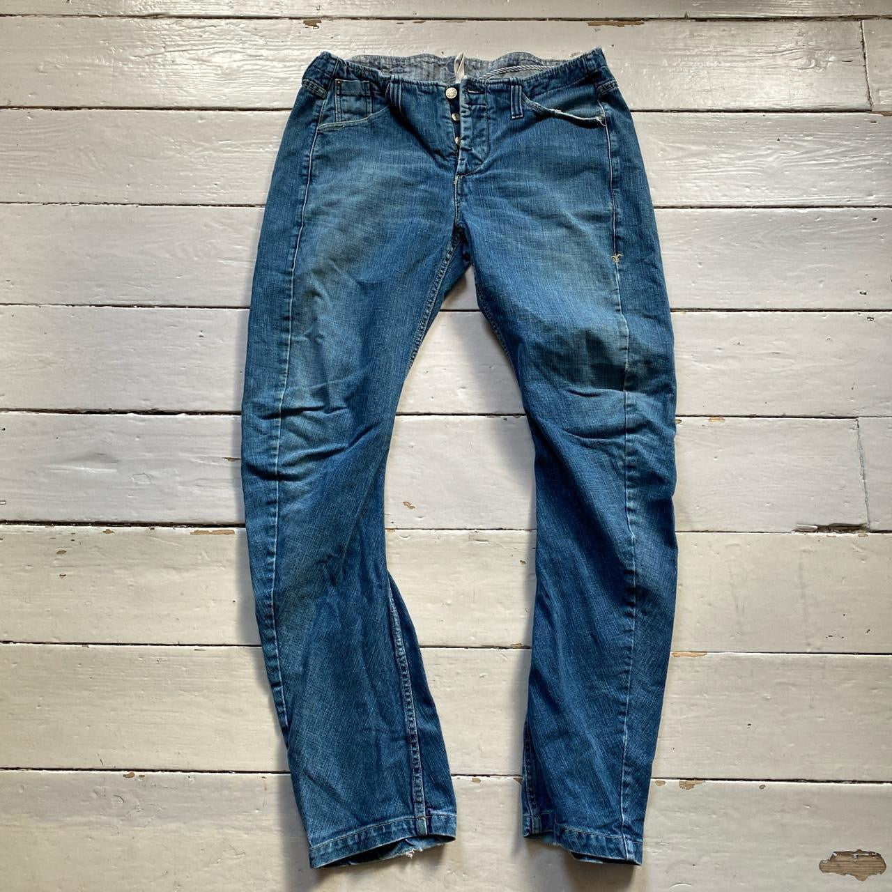 Michiko Koshino Twisted Japanese Jeans (34/34)