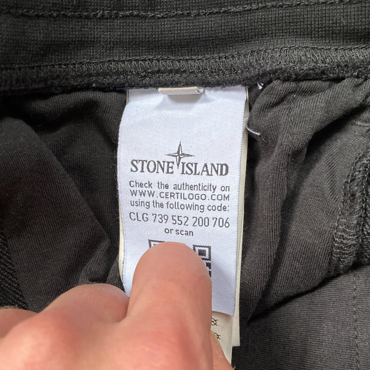 Stone Island Black Cargo Shorts (XXL)