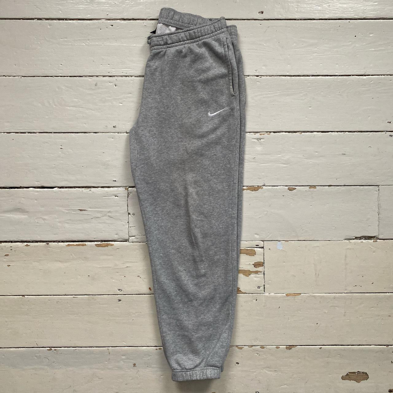 Nike Swoosh Grey Joggers (Large)