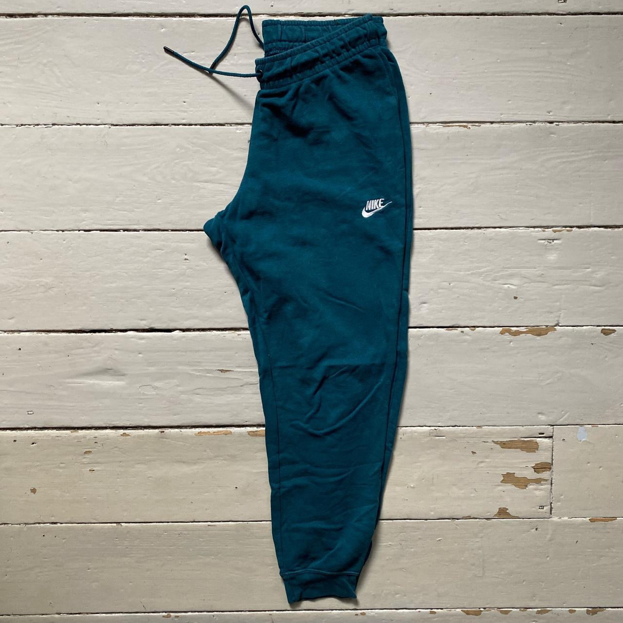 Nike Swoosh Teal Joggers (Medium)