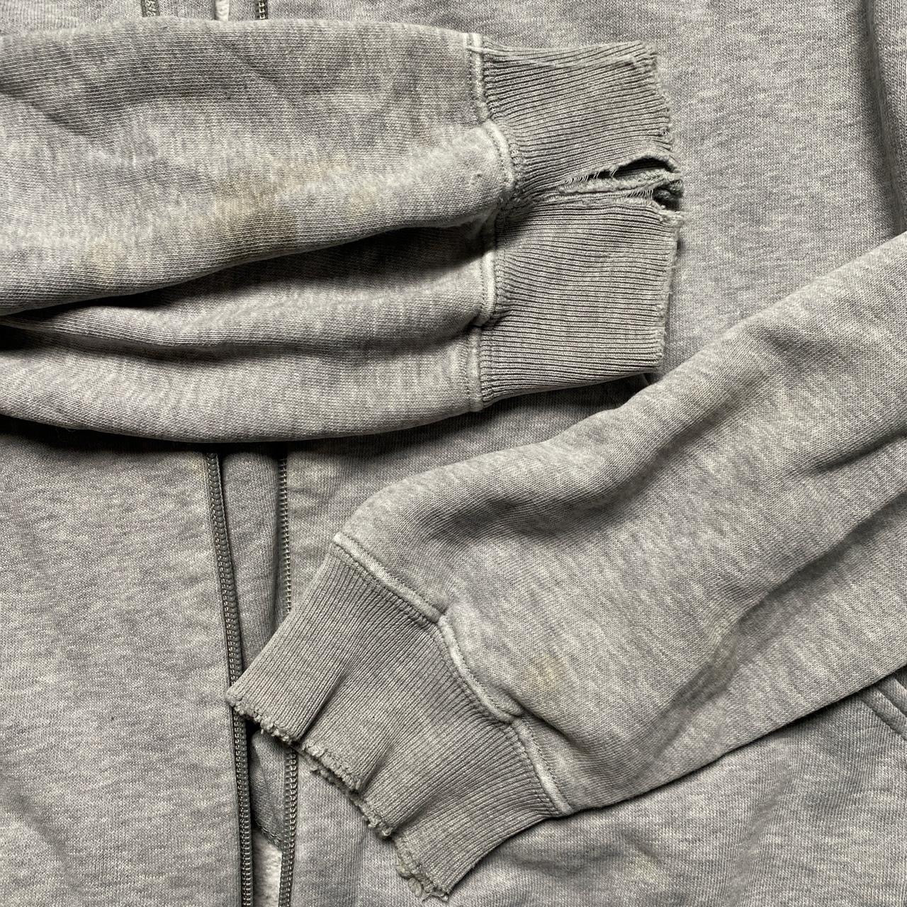 Nike Swoosh Grey Hoodie (Small)