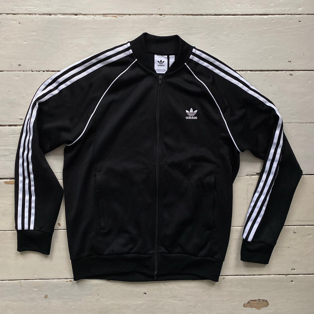 Adidas SST Black Tracksuit Jacket (Large)