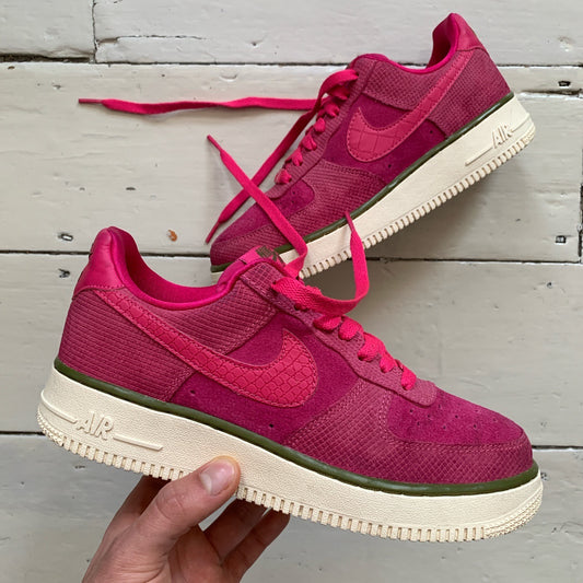 Nike Air Force 1 Pink Suede (UK 5)