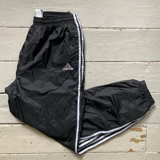 Adidas Black Shell Bottoms (XL)