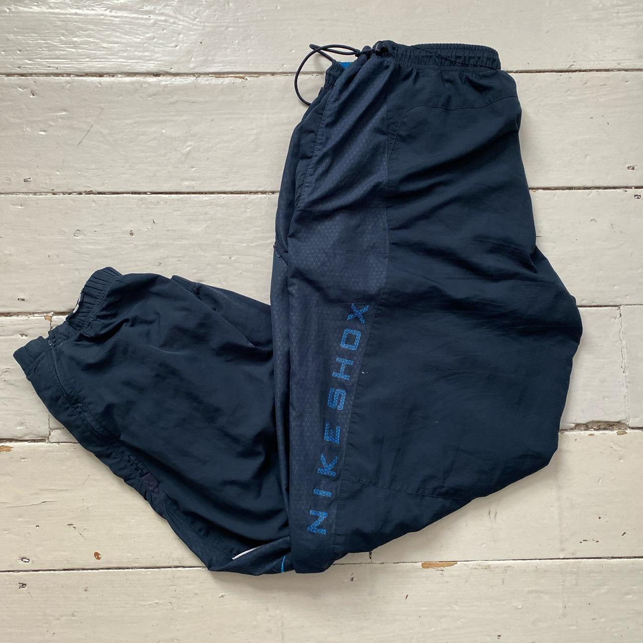 Nike Vintage Shox Navy Shell Bottoms (XXL)