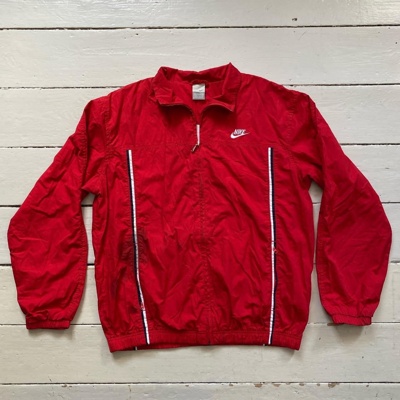 Nike Vintage Red Tracksuit Jacket (XL)