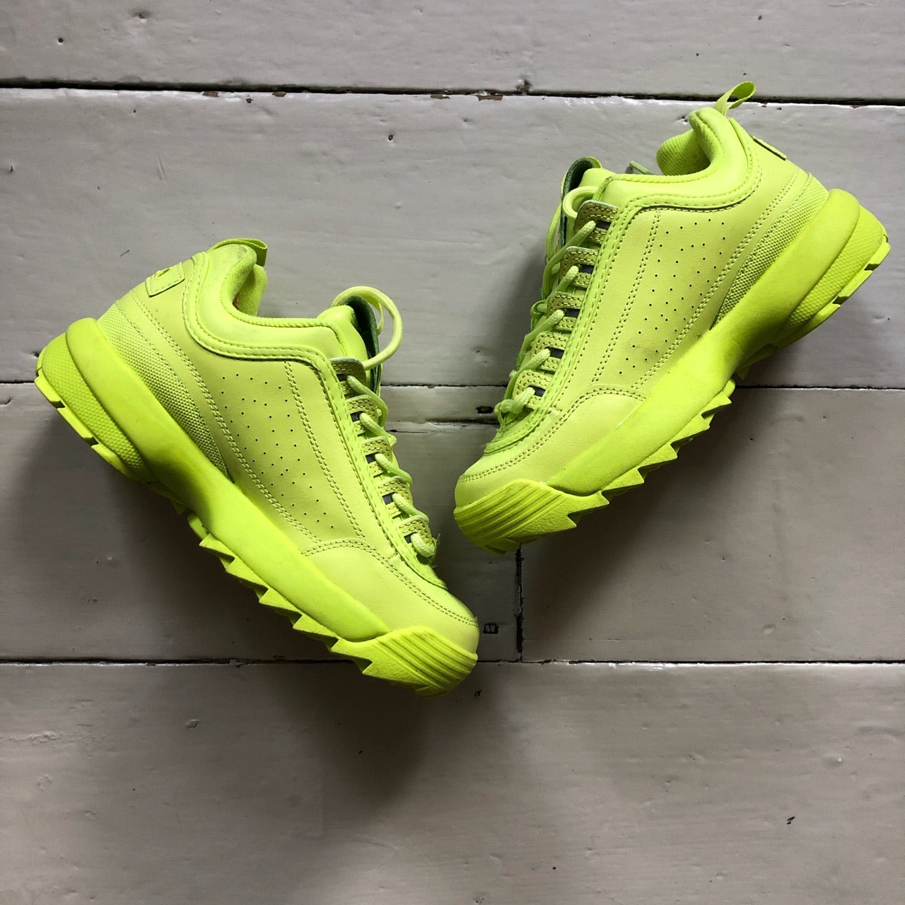 Fila Disruptor II Neon Green (UK 5)