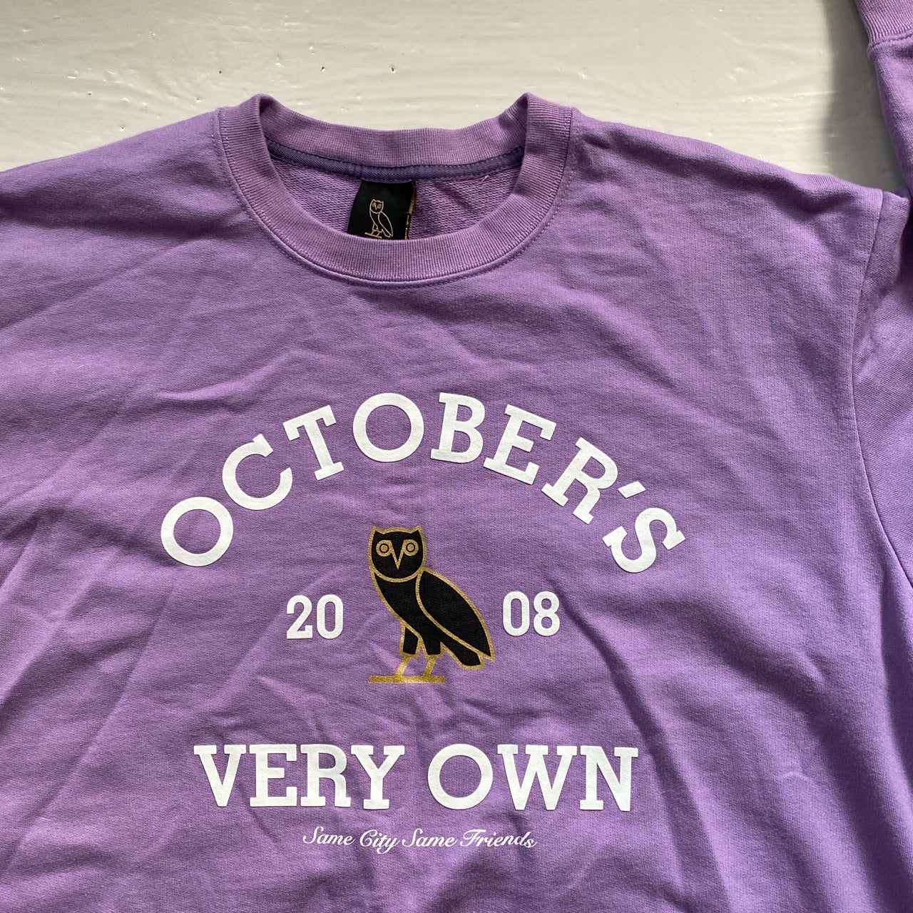 OVO Octobers Very Own Purple Jumper (XL)
