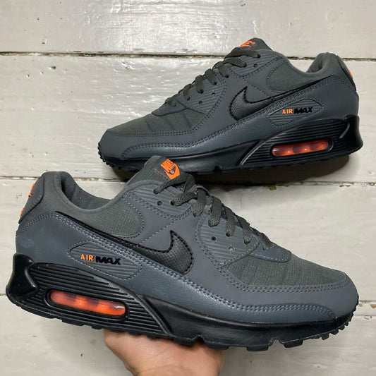 Nike Air Max 90 Grey Orange (UK 10)