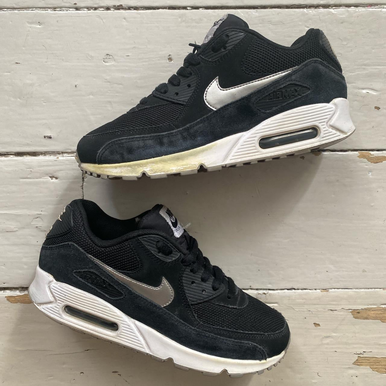 Nike Air Max 90 Black Silver (UK 7)