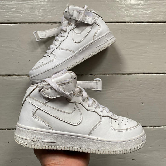 Nike Air Force 1 Mid White (UK 5)