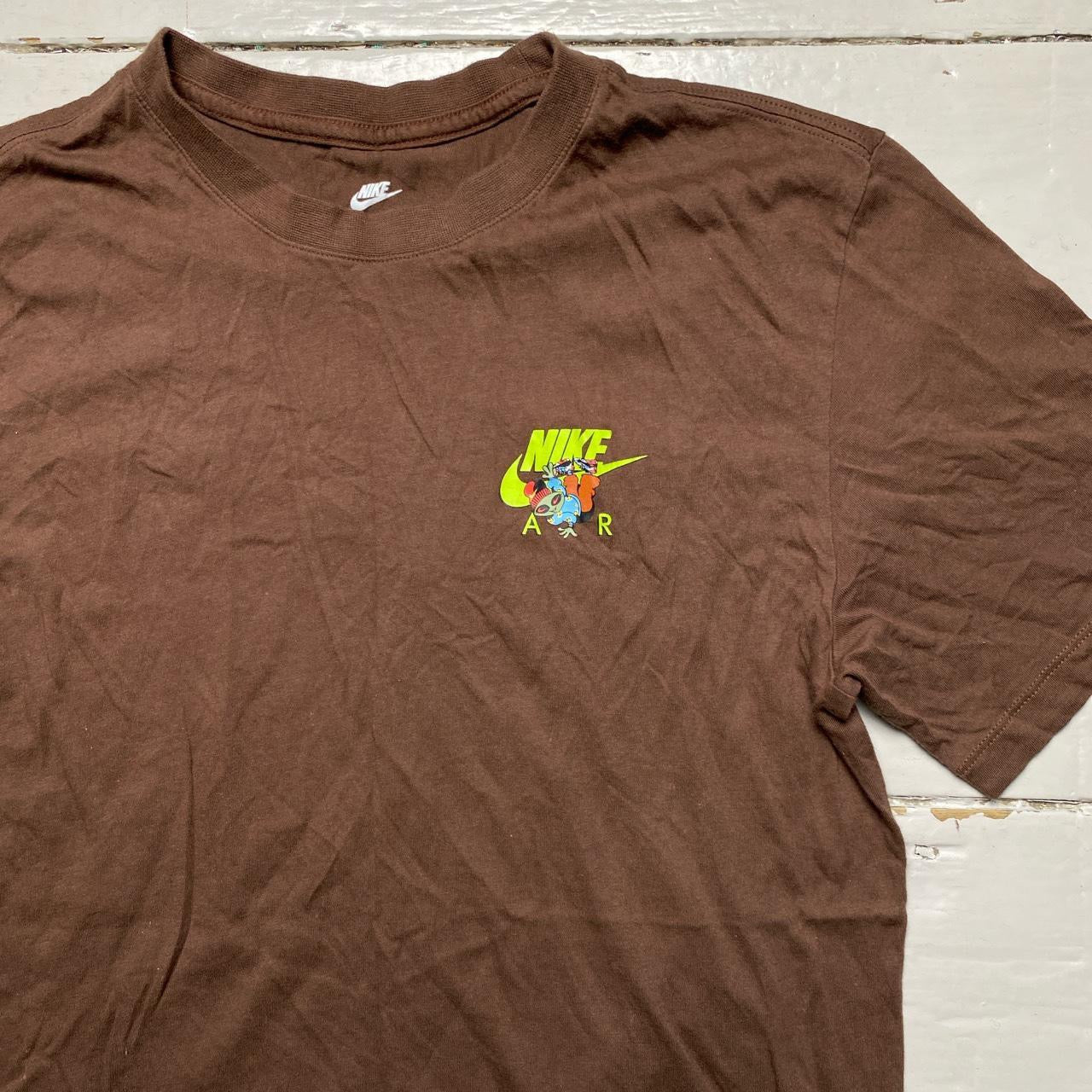 Nike Air Brown Alien Skater T Shirt (Small)