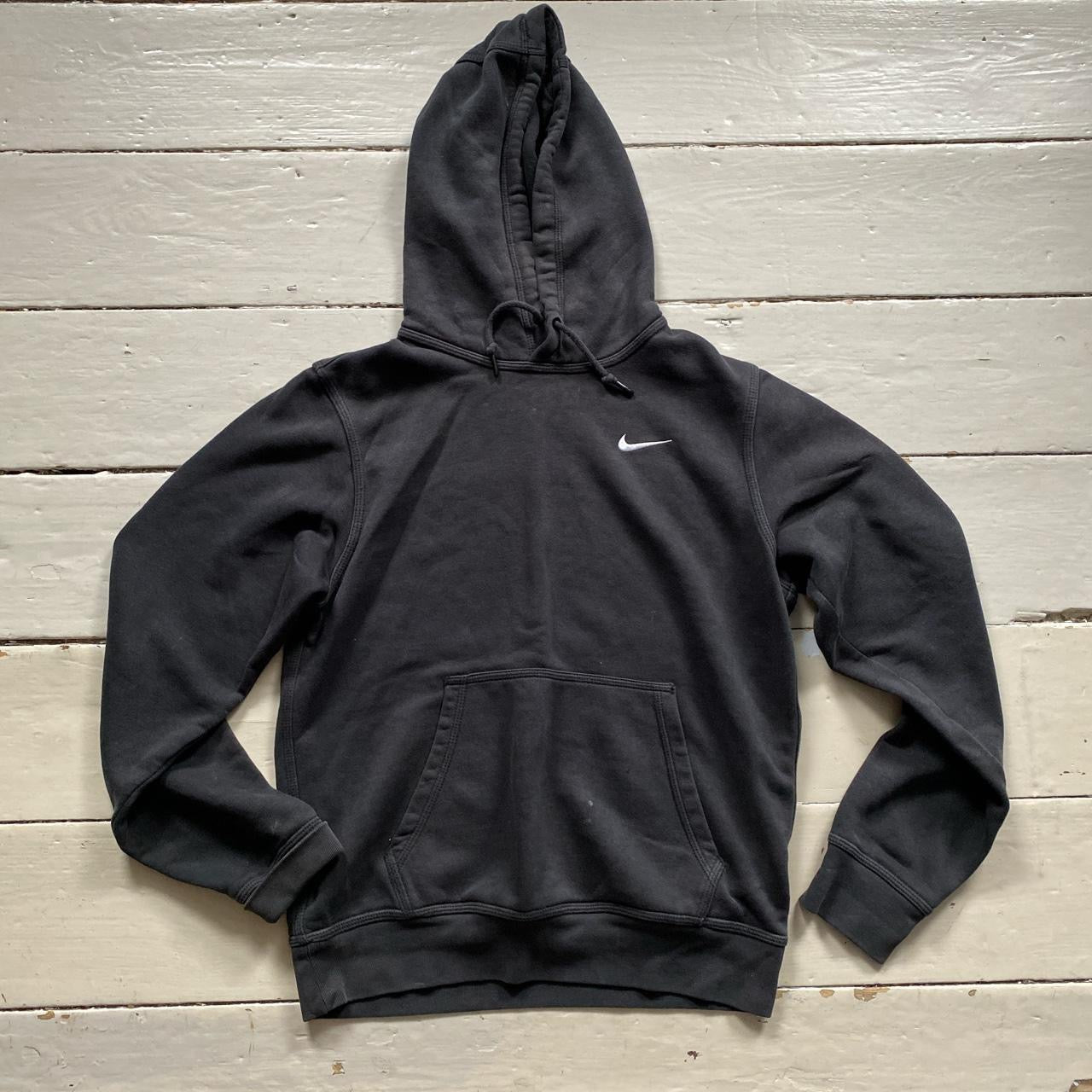 Nike Swoosh Black Hoodie (Small)