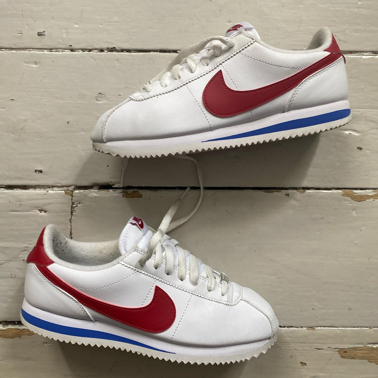 Nike Cortez OG White Red Blue (UK 6.5)