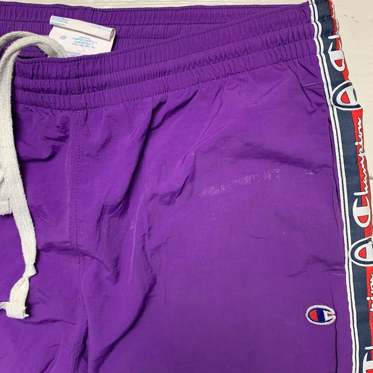 Champion Vintage Purple Shell Bottoms (Large)