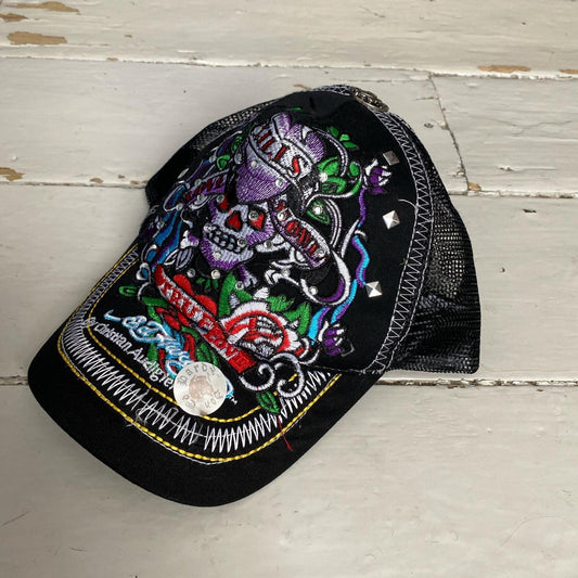 Ed Hardy Diamanté Vintage Trucker Cap