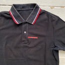 Prada Black Polo Shirt (Small)