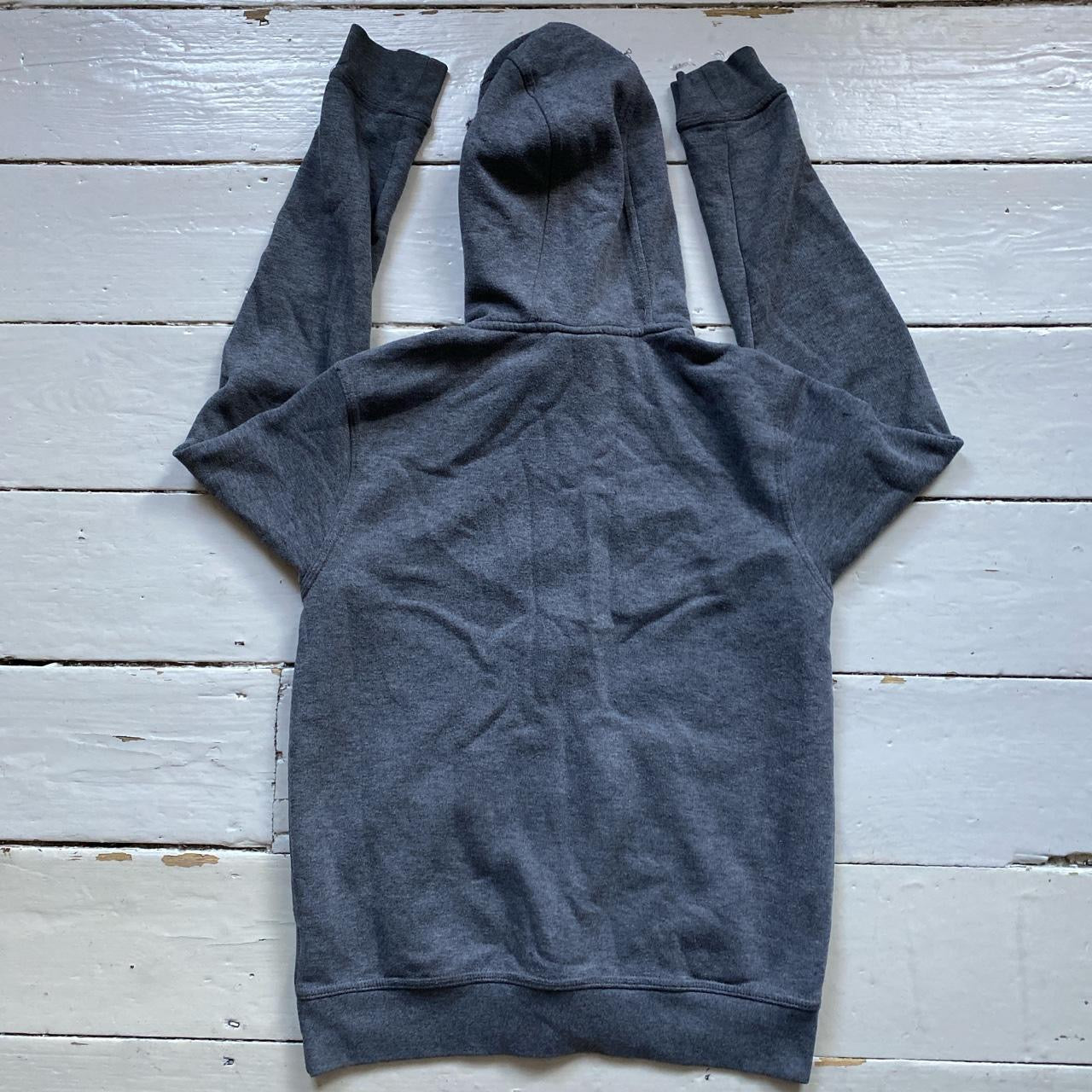 Nike Swoosh Grey Hoodie (Small)