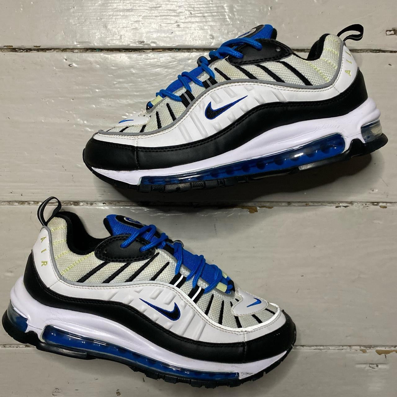 Nike Air Max 98 White Racer Blue (UK 7)