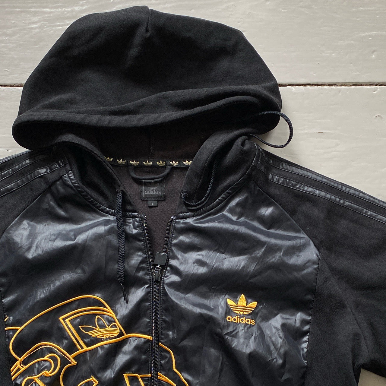 Adidas Originals Superstars Embroidered Hoodie (Large)