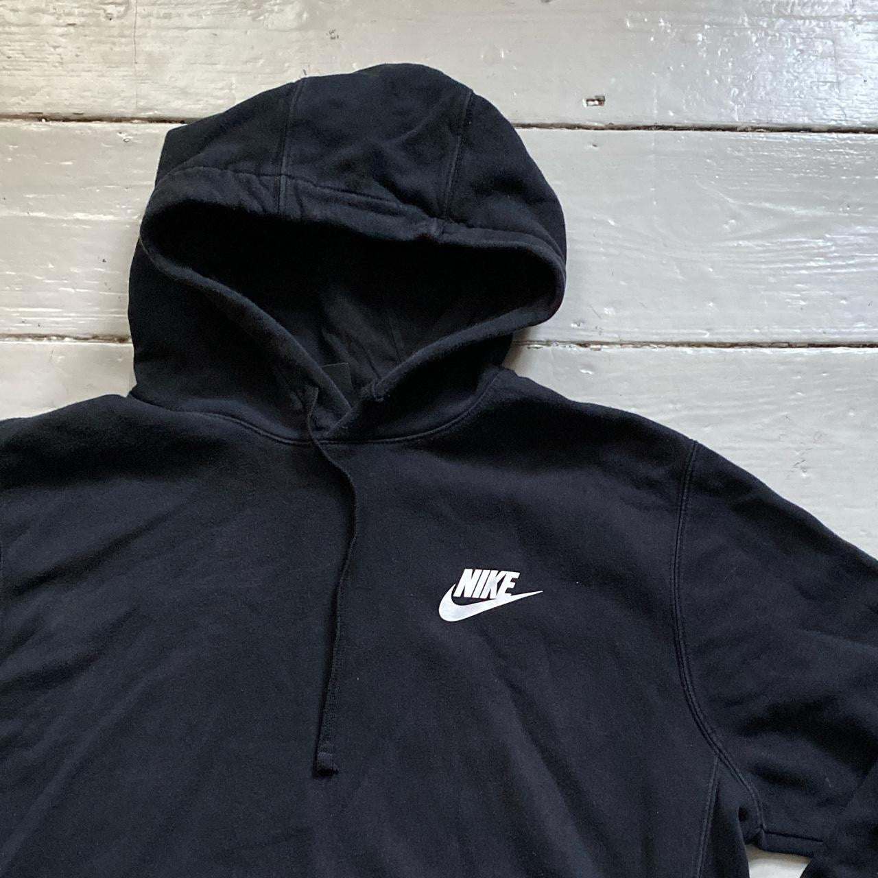 Nike Swoosh Black Hoodie (Large)