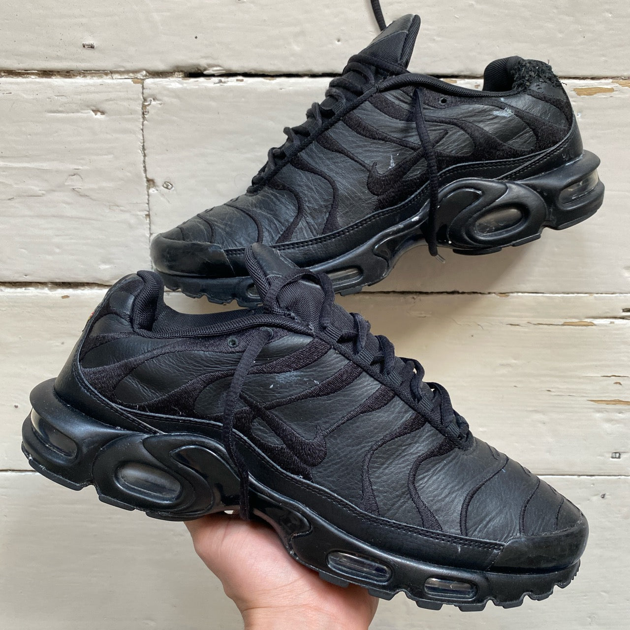 Nike TN Air Max Plus Black Leather (UK 11)