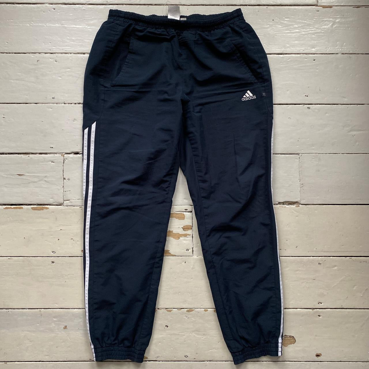 Adidas Navy Shell Bottoms (Large)