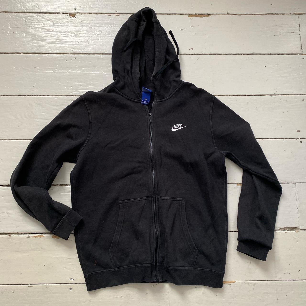 Nike Swoosh Black Hoodie (Medium)