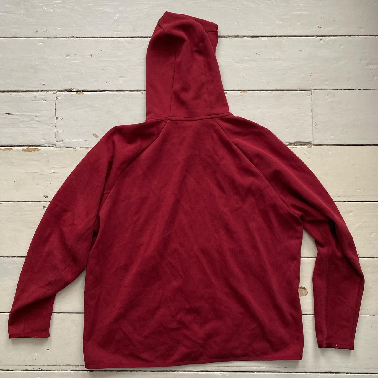 Nike Tech Fleece Burgundy Hoodie (XL)