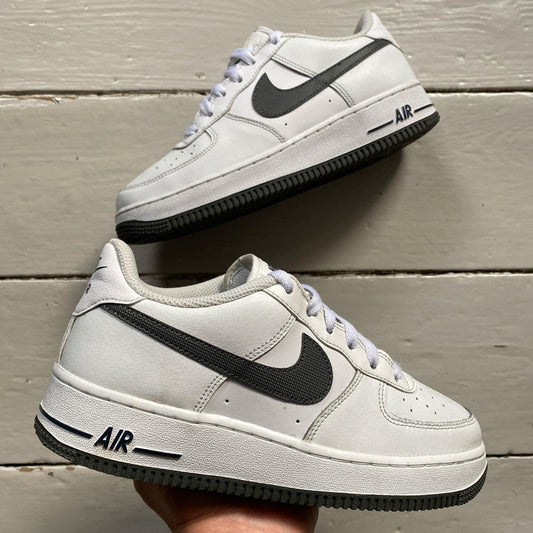 Nike Air Force 1 White and Grey (UK 5.5)
