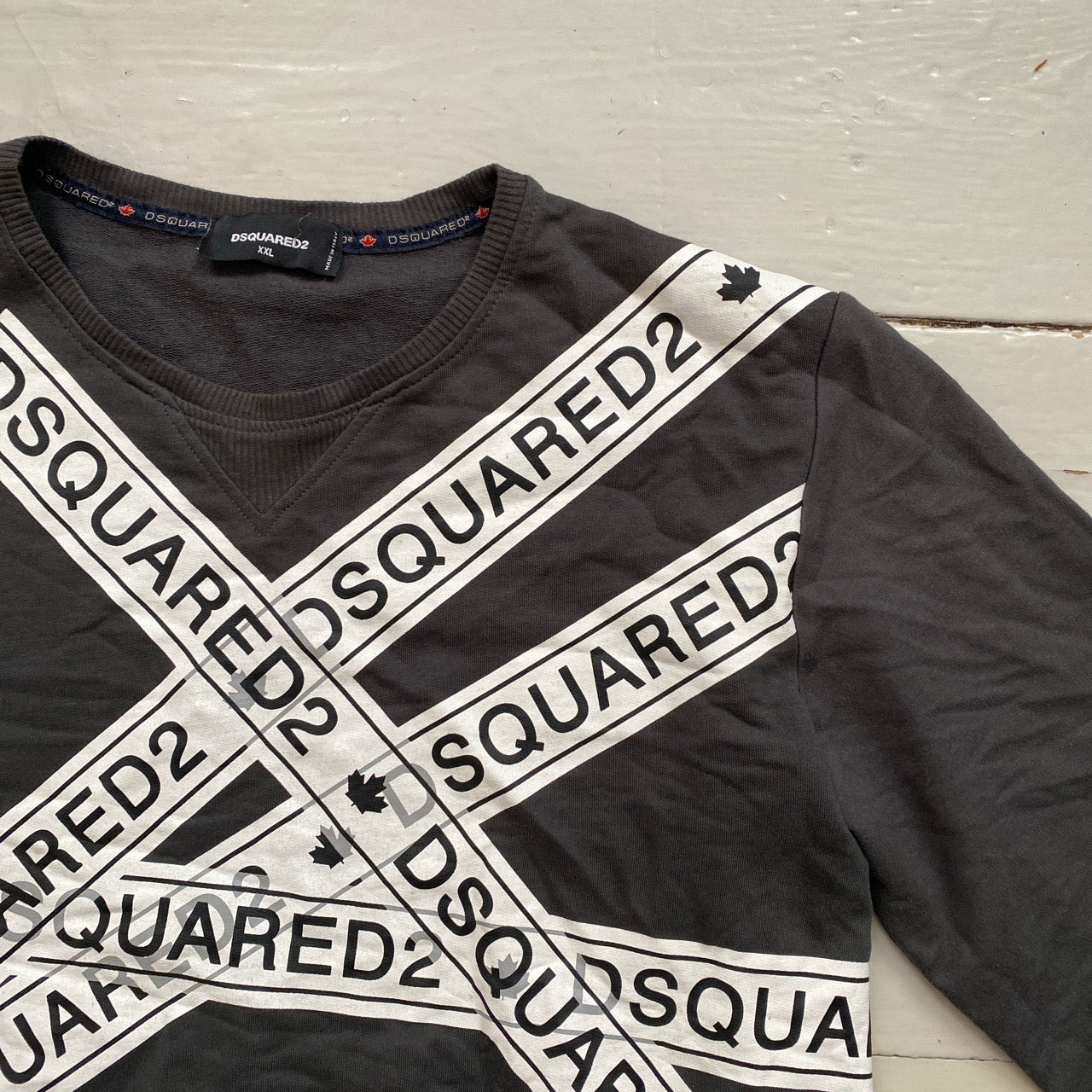 Dsquared2 Taped Logo Sweatshirt (XXL)
