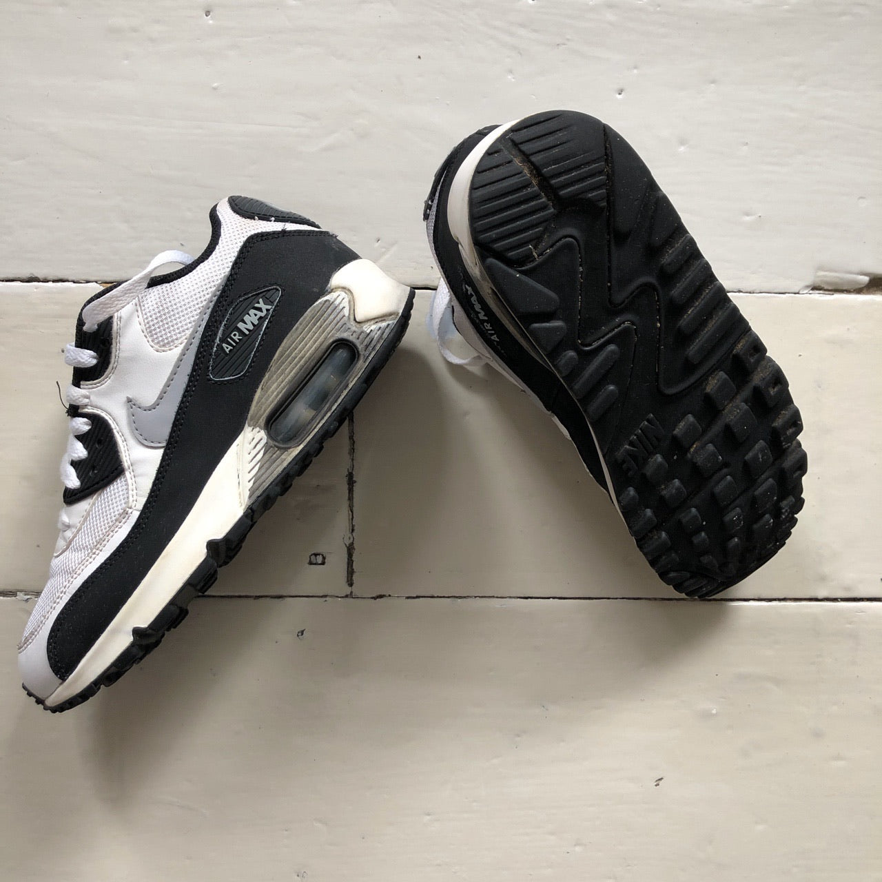 Nike Air Max 90 White Black (UK 4)