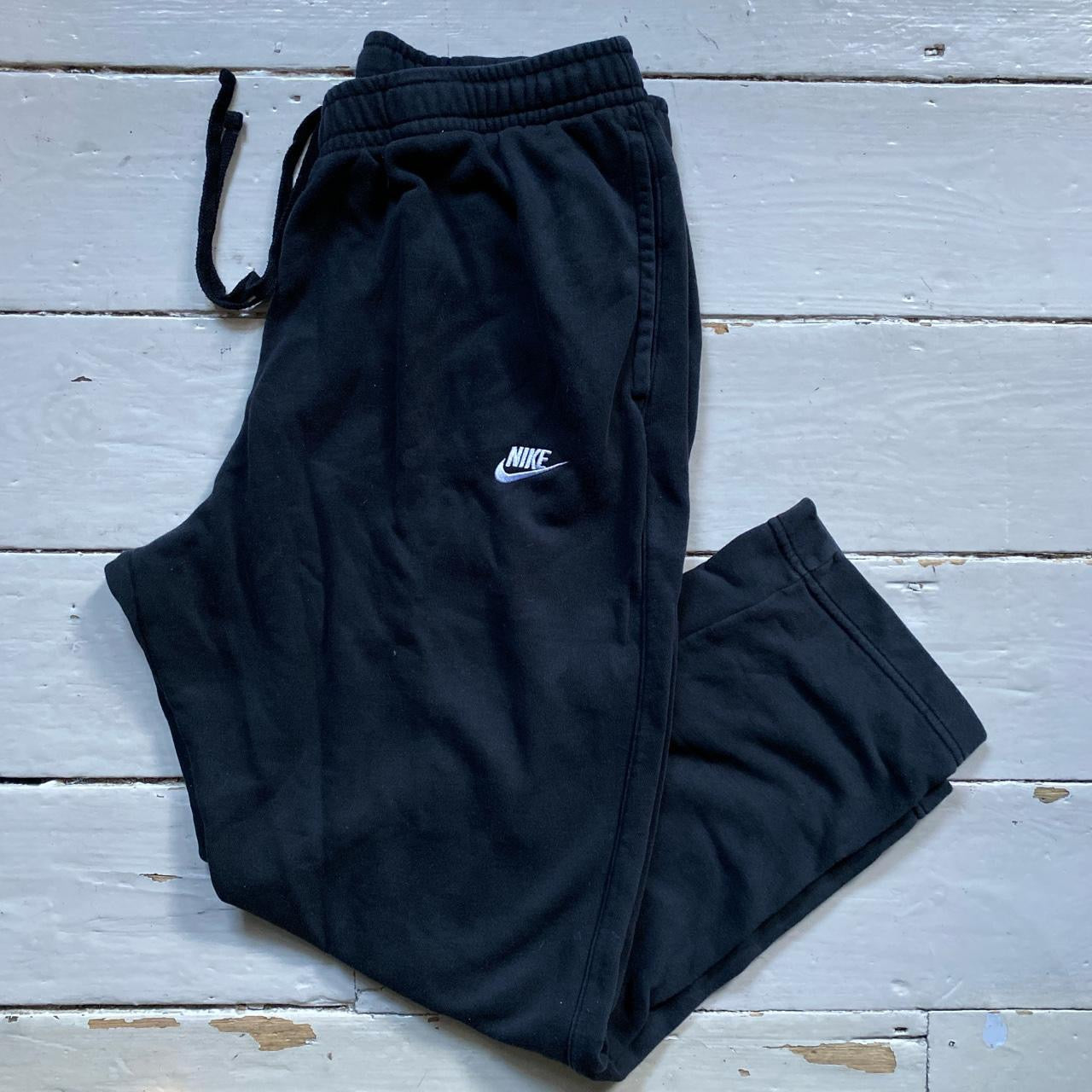 Nike Swoosh Black and White Joggers (XXL)