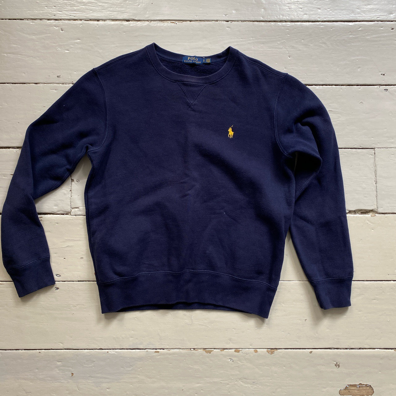 Ralph Lauren Navy Jumper (Small)