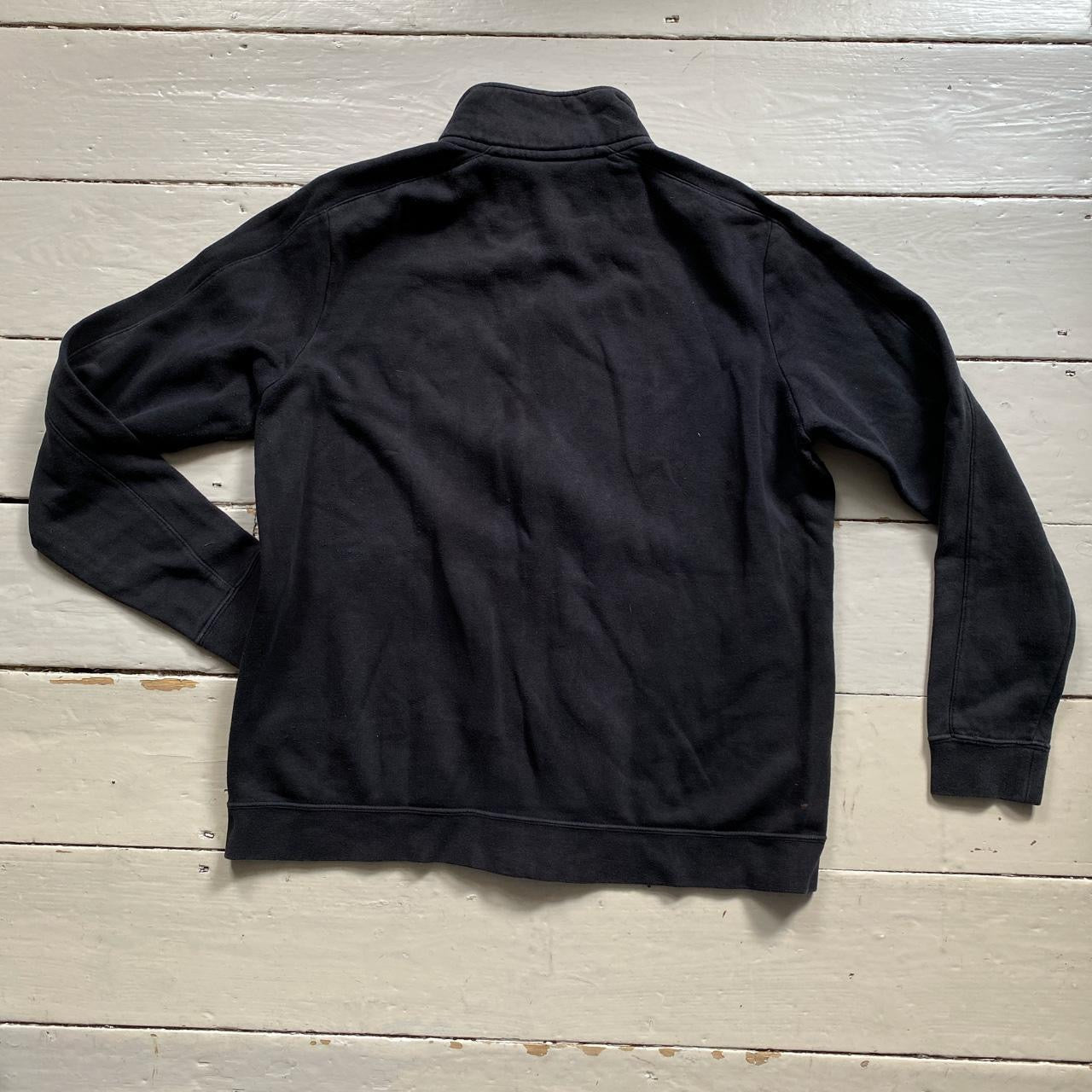 Nike Swoosh Black Zip Jumper (Large)