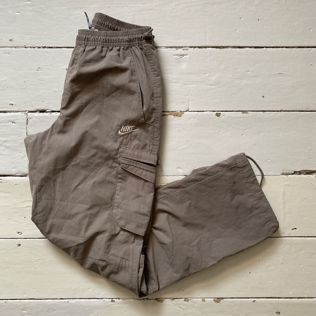 Nike Khaki Cargo Trousers (Small)