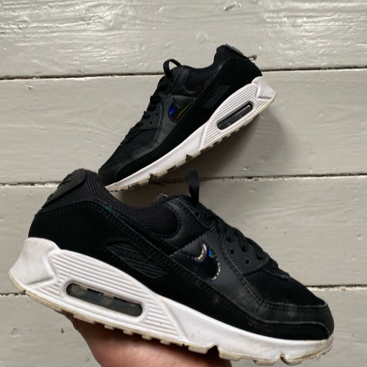 Nike Air Max 90 Black and White (UK 5.5)