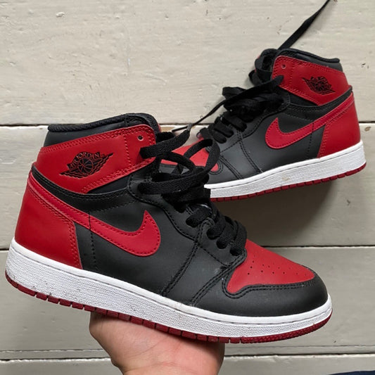 Nike Jordan 1 Retro High Bred Banned 2016 (UK 4)