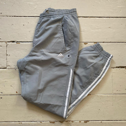 Adidas Silver Shell Bottoms (Medium)