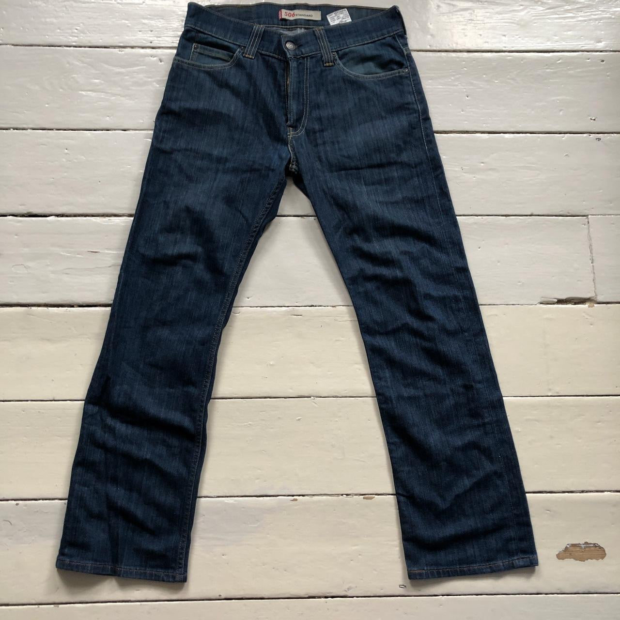 Levis 506 Navy Jeans (30/28)