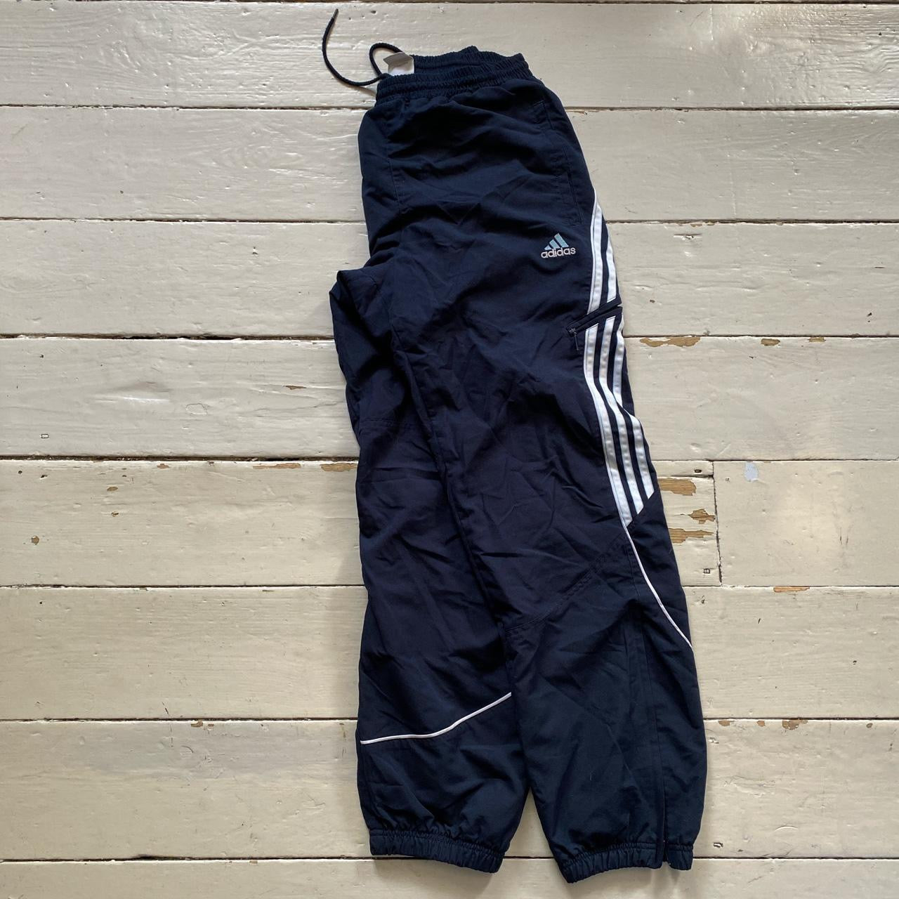 Adidas Navy Shell Bottoms (Medium)